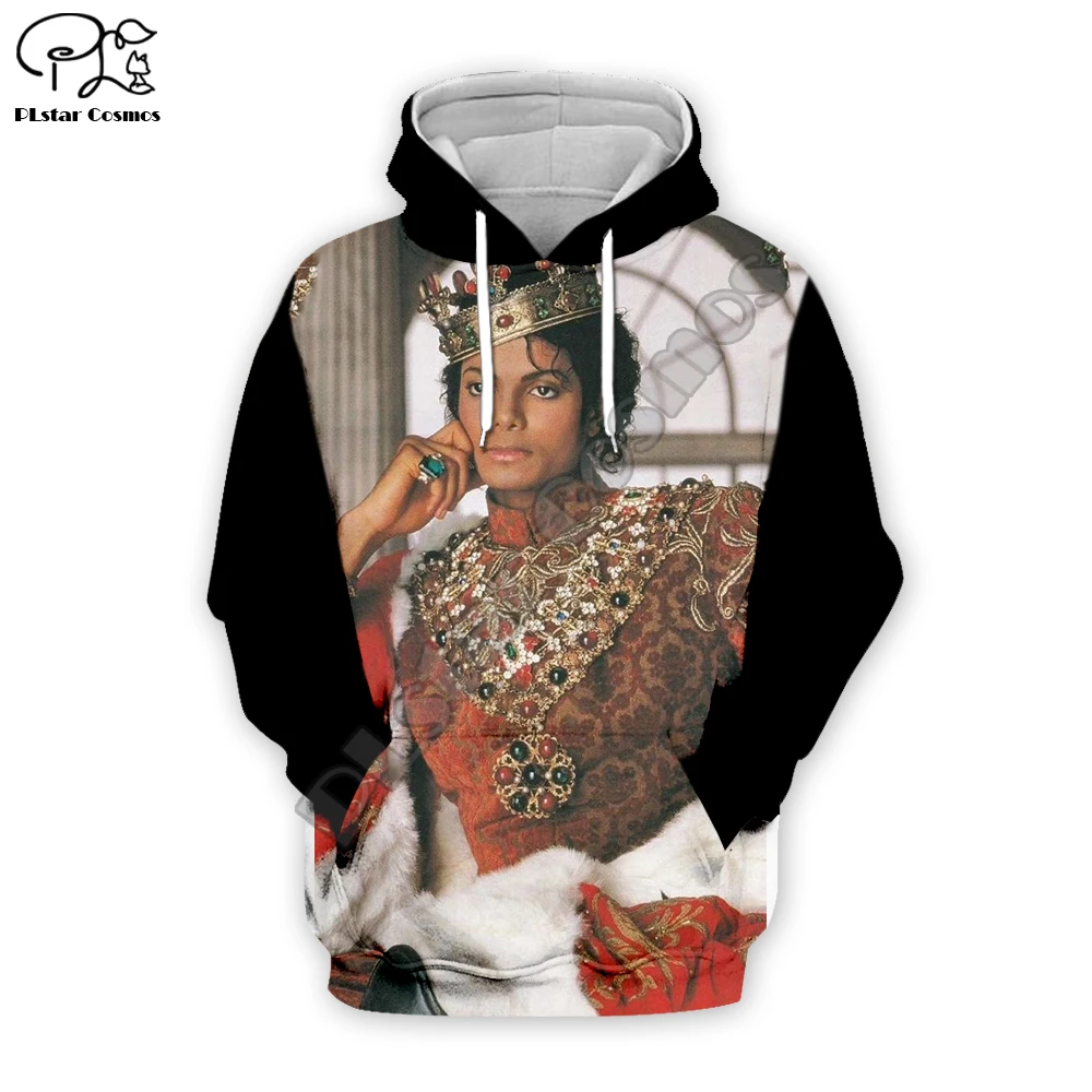 Ух девушка поп король Майкл Джексон Повседневная Уличная одежда пуловер