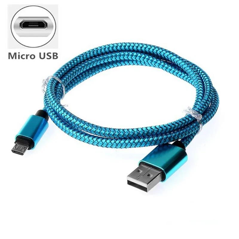 Металлический и нейлоновый цвет быстрая зарядка для телефонов VIVO Y3 Y17 V15 Pro IQOO NEO OPPO