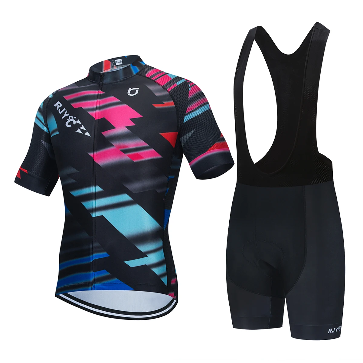 

RJYC 2021 New Cycling Jersey Set Pro Sports Team Racing Bicycle Men Clothing Suit Breathable Mountain Bike Clothes Sportwears