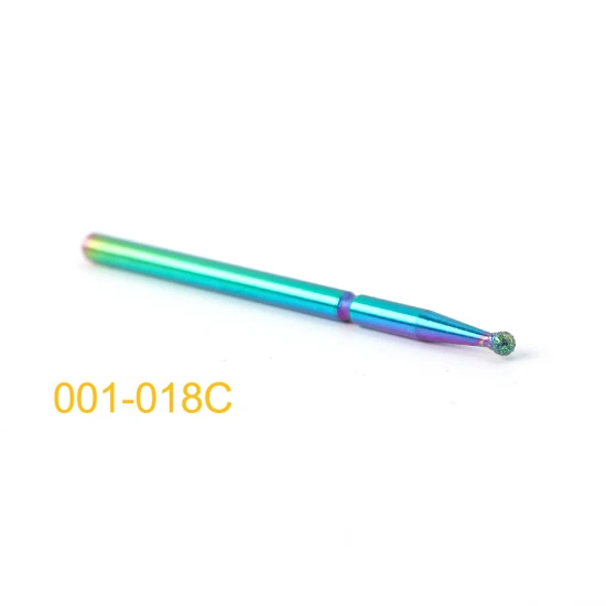 001-018C Diamond Cuticle Nail Drill Bits Milling Cutters Burr Files Manicure Pedicure Polish Removing Gel Electric Machine Tools TR1514-1 - Цвет: 001-018C