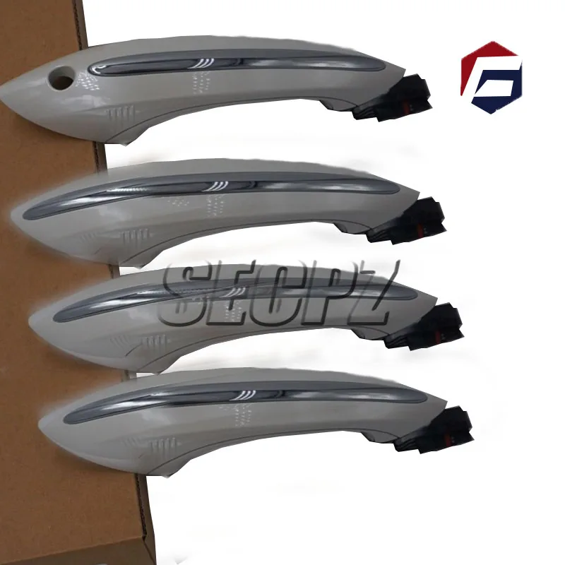 3 цвета дверная ручка без ключа Go для BMW F07 F10 F06 F11 F01 F03 F04 51217231931 51217231932 5121723193