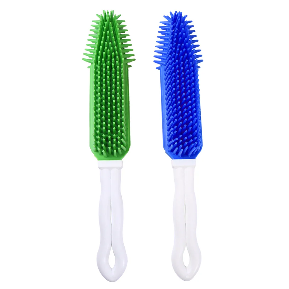 2 шт. силиконовая Расческа для домашних животных Чистящая расческа собак