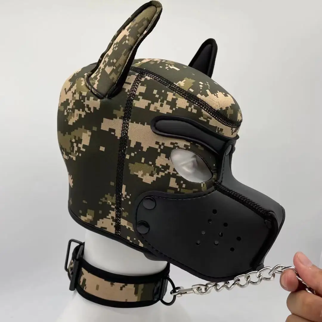 Совершенно новая модная ролевая игра собака рандомная маска на всю голову мягкая