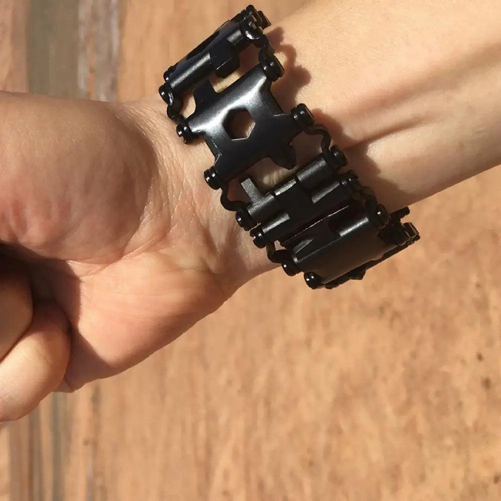 29 в 1 Мужской Открытый Комбинированный браслет многофункциональный ношение