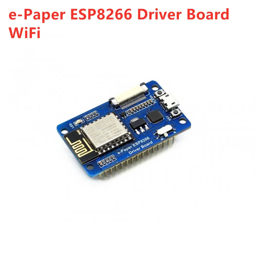 ESP8266 Driver Board Плата драйвера/шляпа для E-ink, электронная бумага: SPI интерфейс, WiFi, 2G/NB-IoT. Шляпа ESP8266, ESP32, NB-IoT/GPRS - Комплект: ESP8266 Driver Board
