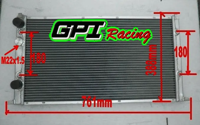 GPI алюминиевый радиатор для VOLKSWAGEN VW GOLF GTI MK3 VR6 AAA 2.8L MT 1994 1998|radiator volkswagen|radiator