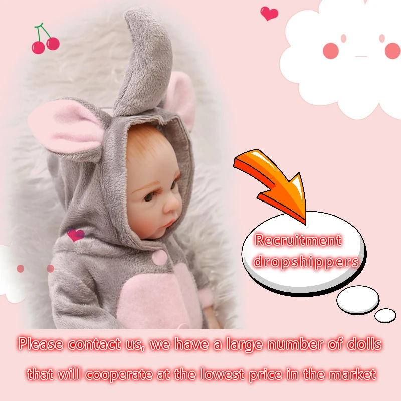 11 ''Реалистичная кукла мальчик для новорожденных Мягкие силиконовые куклы