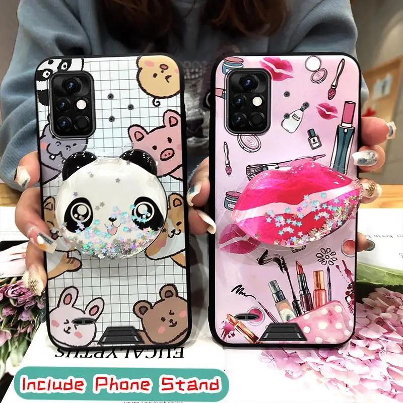 phone stand holder new arrival phone case for umidigi bison pro kickstand for woman anti dust free global shipping