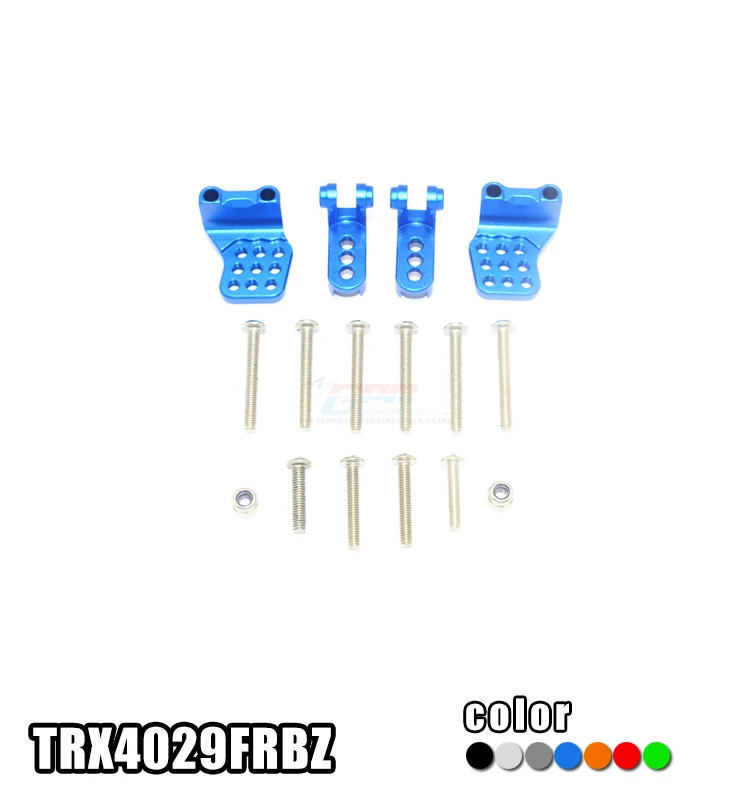GPM TRAXXAS TRX-4 BRONCO G500 Chevrolet алюминиевый сплав Передняя и задняя пористая позиция
