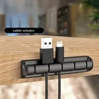 Органайзер для кабелей, мягкий силиконовый держатель для кабеля USB, держатель для кабеля для мыши, наушников, проводов, чистый стол