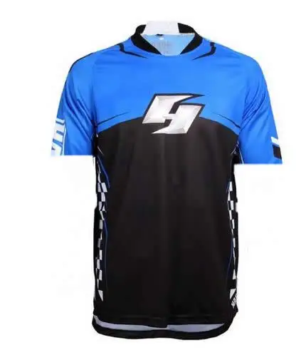 Футболка для мотокросса езды по бездорожью красная черная оранжевая желтая Майо