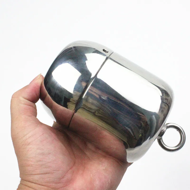 Мужской кротальный кулон из нержавеющей стали 6 размеров противоударный для яиц