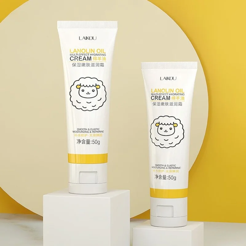 

LAIKOU Sheep Oil Face Cream Moisturizing Cream Anti Aging Anti Wrinkle Whitening Day Serum For Face Skin Care Serum Bio Oil 50g