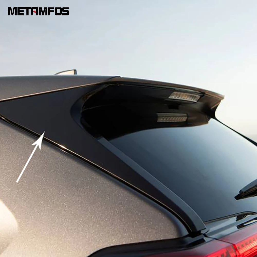 Для Toyota Rav4 Rav 4 2019 2020 2021 углеродное волокно заднее окно боковое крыло спойлер