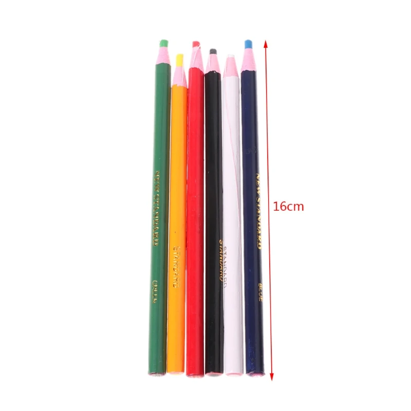 

6 Colors Markers For Metal Glass Fabric China Graph Peel Off Grease Wax Pencil