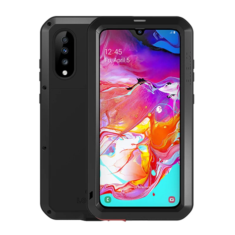 Металлический Чехол Love Mei для samsung Galaxy A70, ударопрочный чехол для телефона samsung Galaxy A70 A705, Прочный чехол с защитой от падения