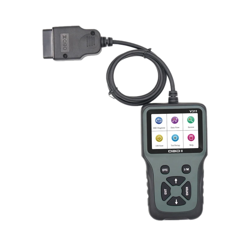 

Universal V311 OBDII Scanner Handheld Color LCD Display OBD2 Practical Multi-Functional Durable Portable Auto