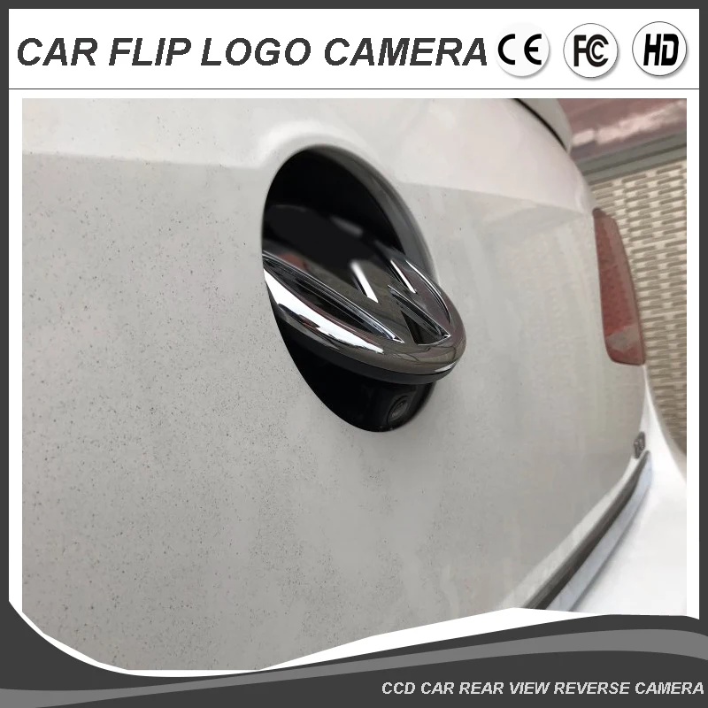 VW логотип CCD HD камера для Volkswagen Автомобильная камера заднего вида Passat CC Golf Phaeton эмблема обратная камера