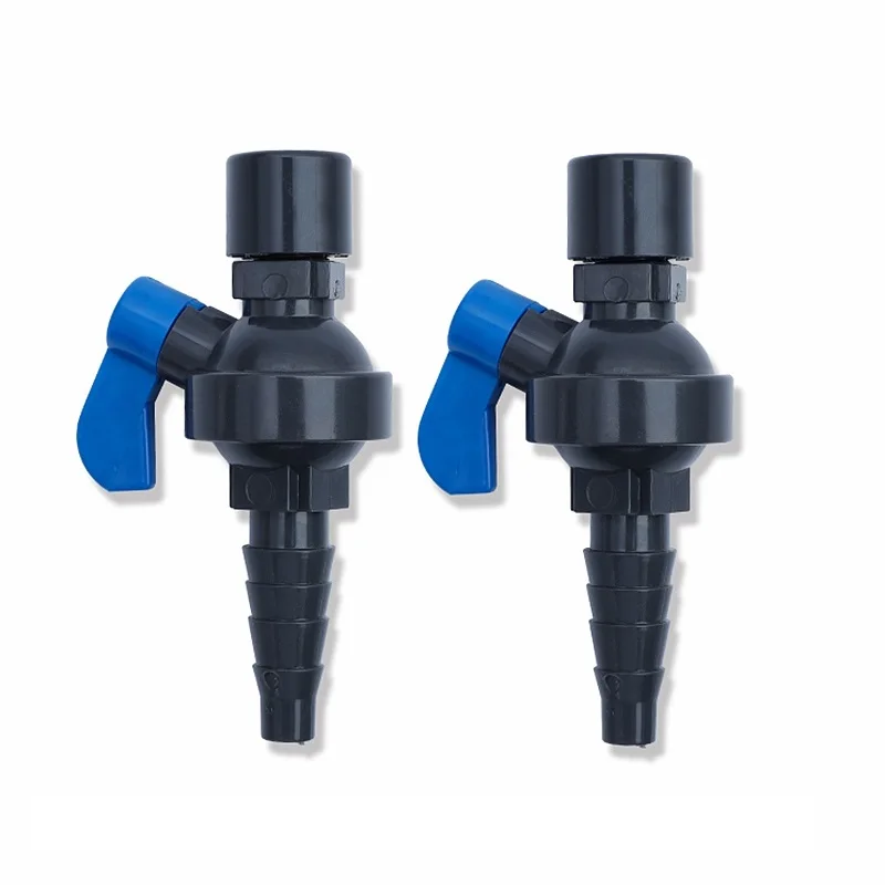 

1PC 20MM Or 1/4‘’ UPVC Pagoda Hose Quick Connect Valve Aquarium Fish Tank PVC Sampling Valve Joint Water Treatment Accessories
