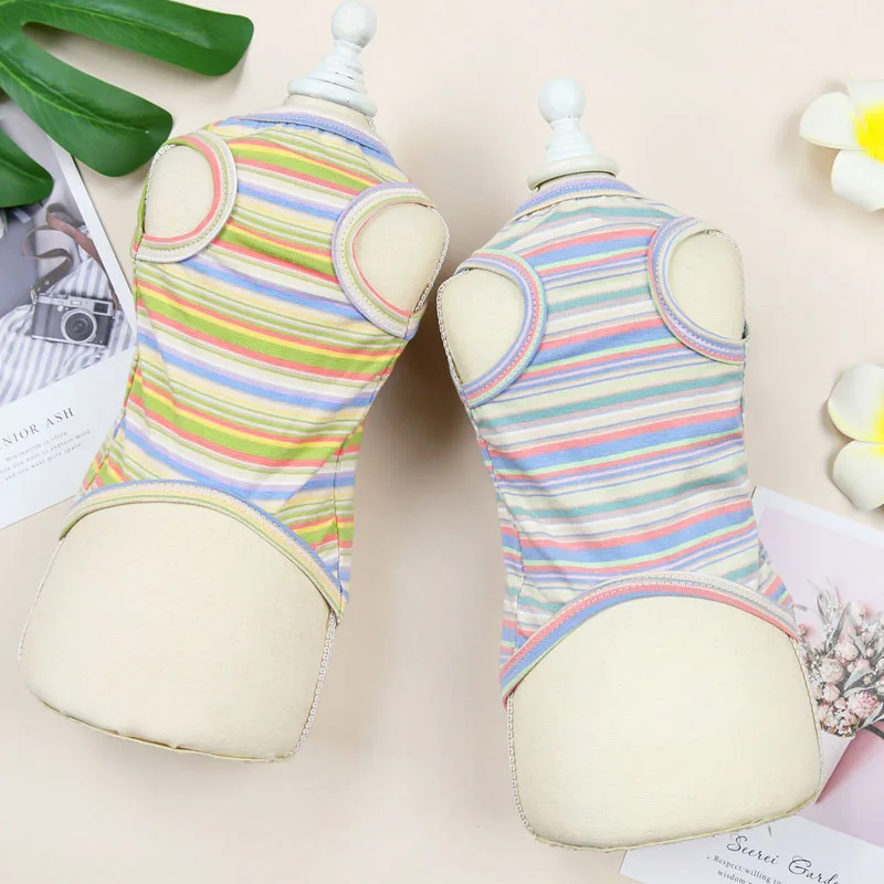 _ Жилет для кошек и собак толстовки синяя желтая одежда щенков майка без рукавов