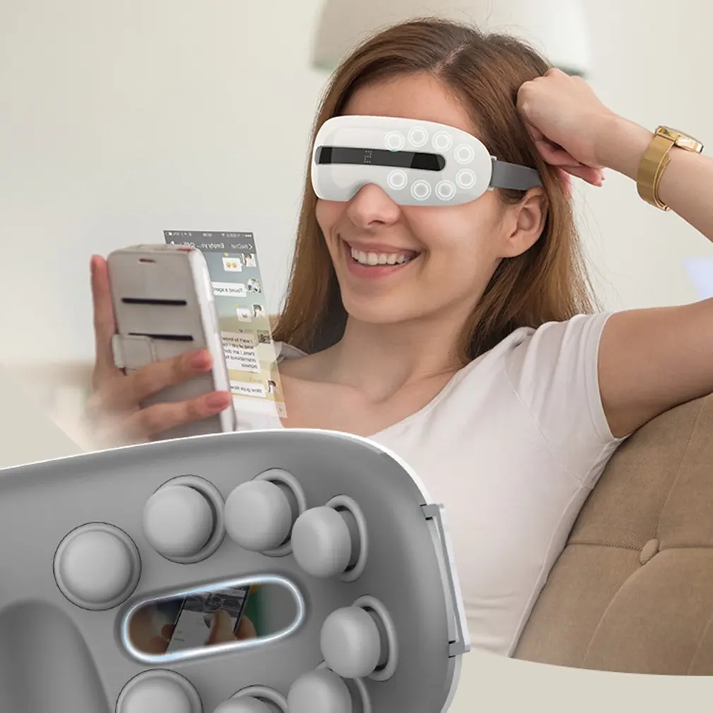 Умный массажер для глаз 3D электрический беспроводной инструмент ухода за