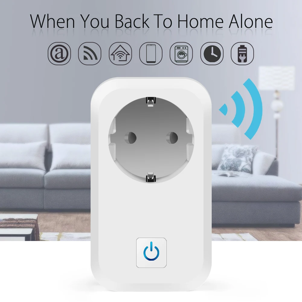 Умная розетка с Wi Fi 16 А монитором питания|Умные розетки| |