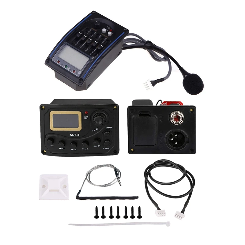 

1 Set EQLC-5 5-Band EQ Equalizer System & 1 Set Acoustic Guitar Pickup Tuner