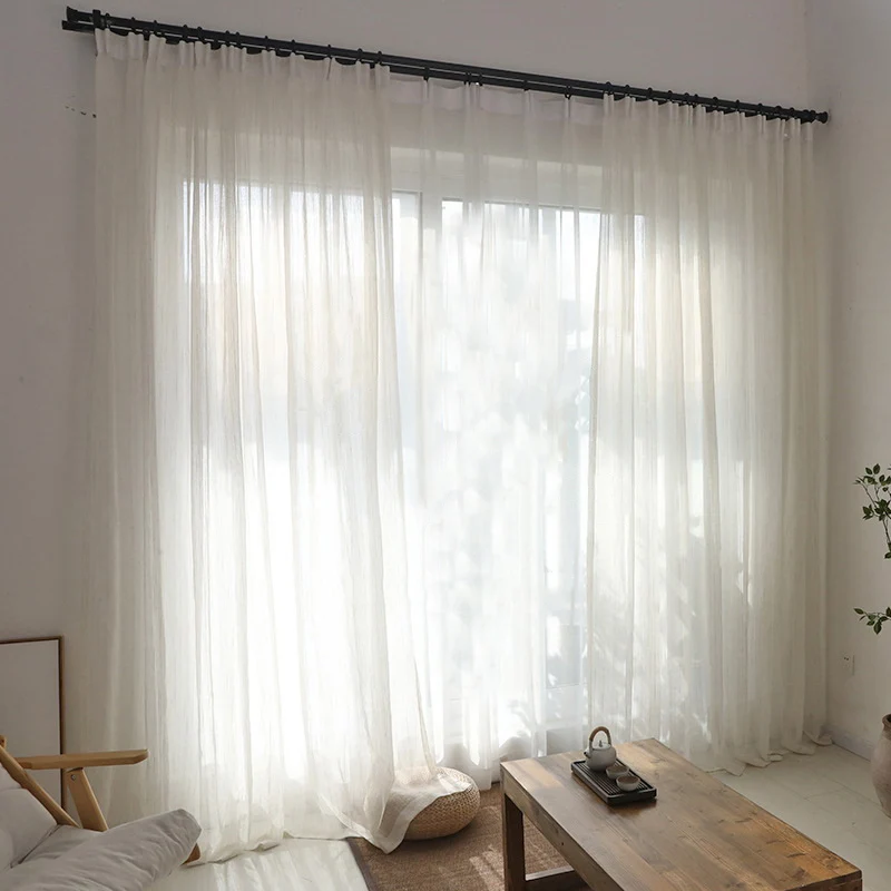 Полые полосатые занавески из ткани для балкона льняные чистой кухни маленькие на