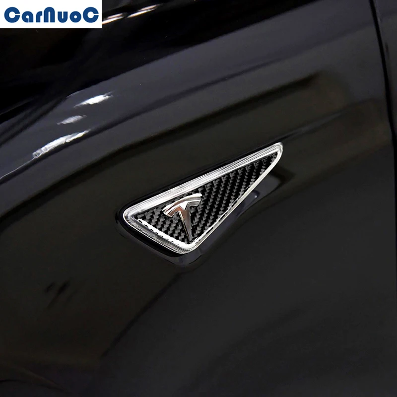 

For Tesla Model X Car Interior Leaf Board Panel Trim Decal Carbon Fiber Sticker Styling Accessories