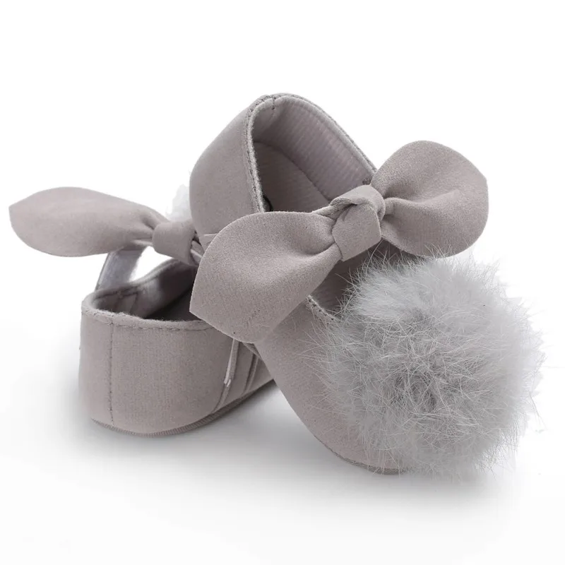 

Baby Shoes Bowknot Princess Ball Baby Girl Shoes Cotton PU Leather Mary Jane Newborn First Walkers Toddler Shoes For Girls