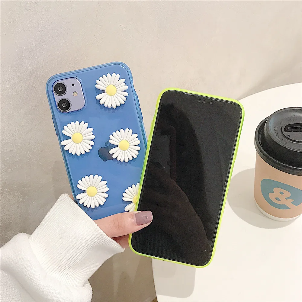 Флуоресцентный чехол для телефона iPhone 11 Pro Max XR XS X 7 8 Plus оранжевый лимон сплошной