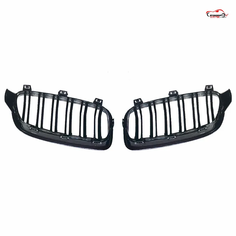 CITYCARAUTO передняя решетка из углеродного волокна гриль двойной планки подходит для