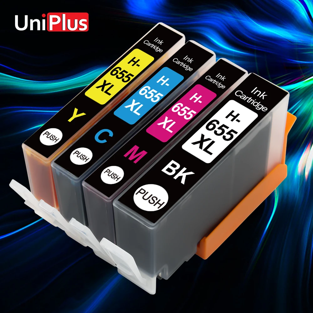 Картридж UniPlus 655XL для принтера HP 655 Deskjet Ink Advantage 3525 4615 4625 5525 6520 6525|Чернильные