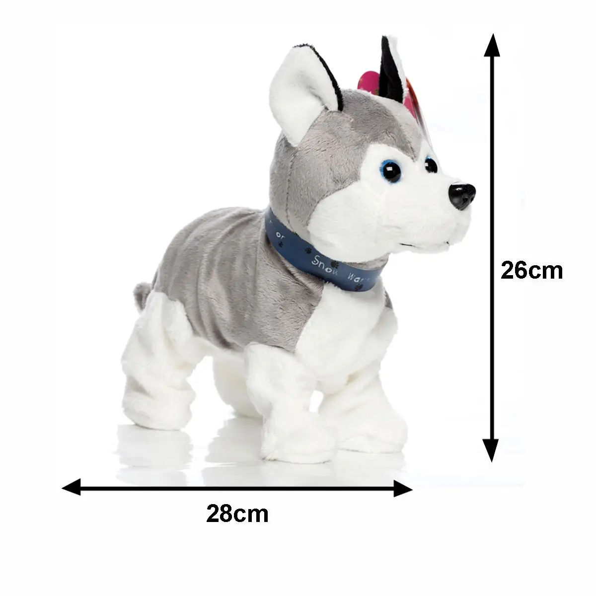 

Sound Control Electronic Interactive Dogs Toy Robot Puppy Pets Bark Stand Walk 8 Movements Plush Toys For Kids gifts