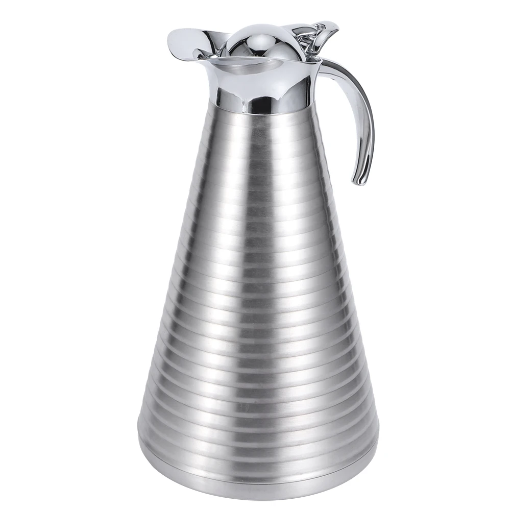 2 л нержавеющая сталь двухуровневый вакуумный кувшин Термоизолированный чайник