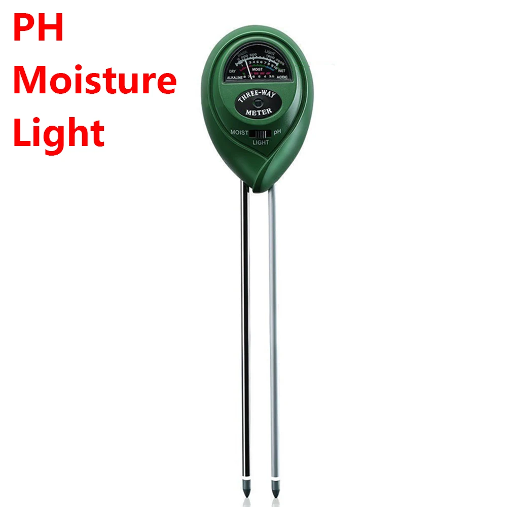 

PH Tester Meter Soil Moisture Humidity Meter Sunlight Light Monitor Hydroponics Flower Garden Plant Acidity Hygrometer 3 in 1