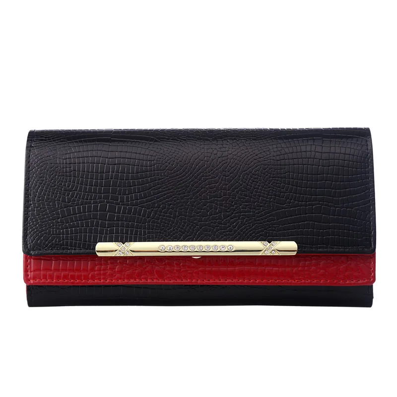 Luxury Women Wallets Patent Leather High Quality Designer Brand Wallet Lady Fashion Clutch Casual Women Purses Party