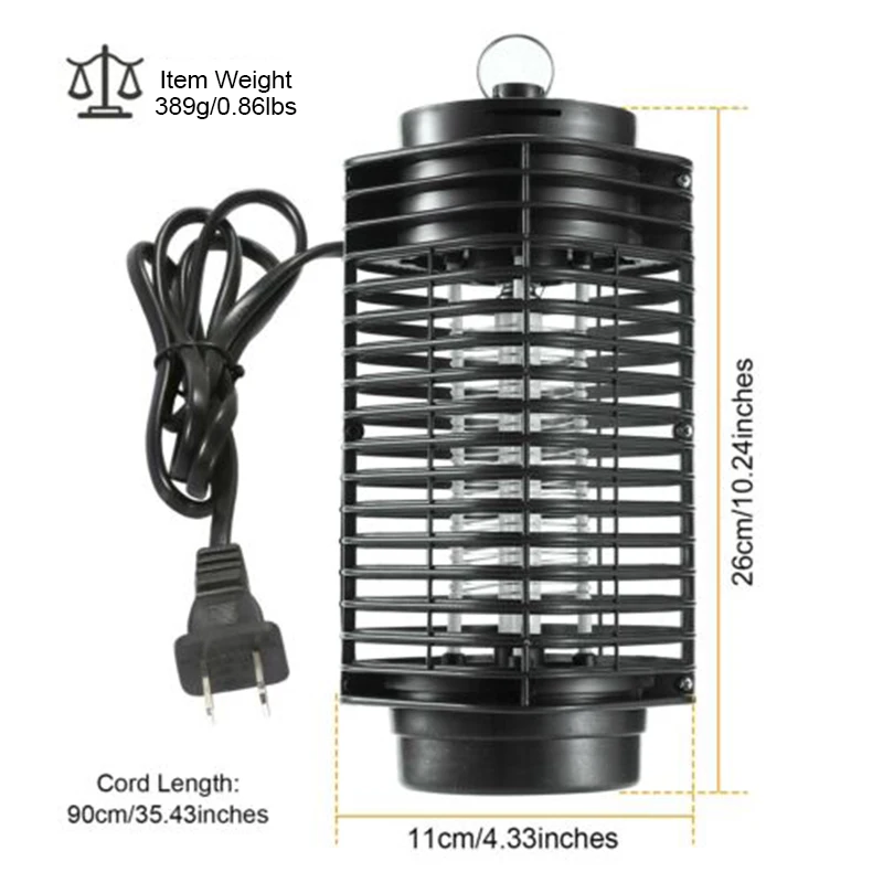 

Electric UV Mosquito Fly Bug Insect Killer Trap Lamp Home Bedroom Mosquito Light JAN88
