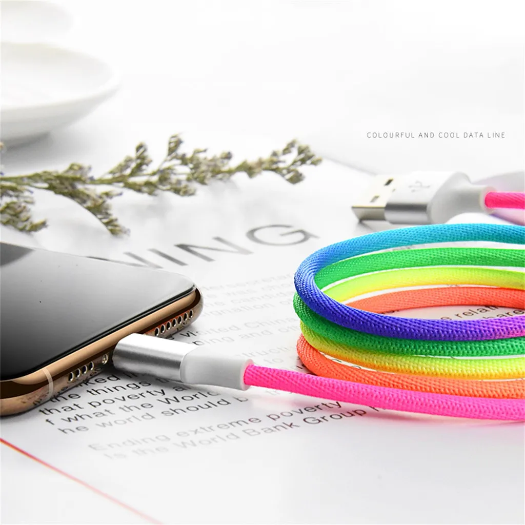 USB Type C Fast Charging Cable 5A/3A Quick Charge 3.0 for Samsung Galaxy Note10 Plus A5 A7 Oneplus 6T 7 Pro Redmi Note 8 7S | Электроника