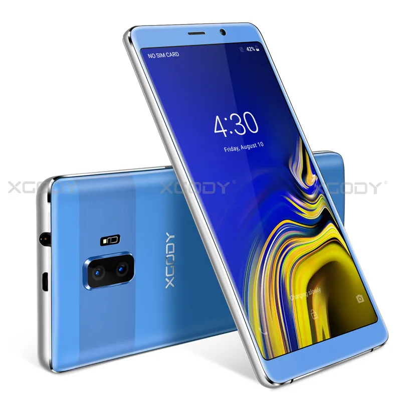 Смартфон XGODY Y27 две sim карты Android 8 1 2 Гб ОЗУ 16 ПЗУ 6 дюймов 18:9 полный экран мобильный