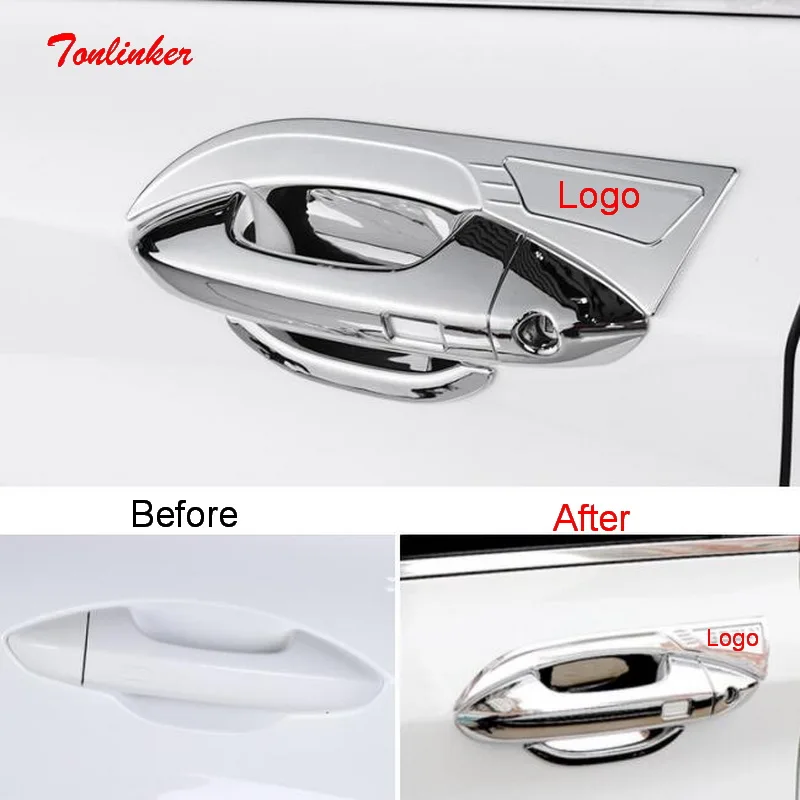 Tonlinker наклейка на внешнюю дверную ручку/крышку чаши для GEELY SX11 Coolray 2018 20