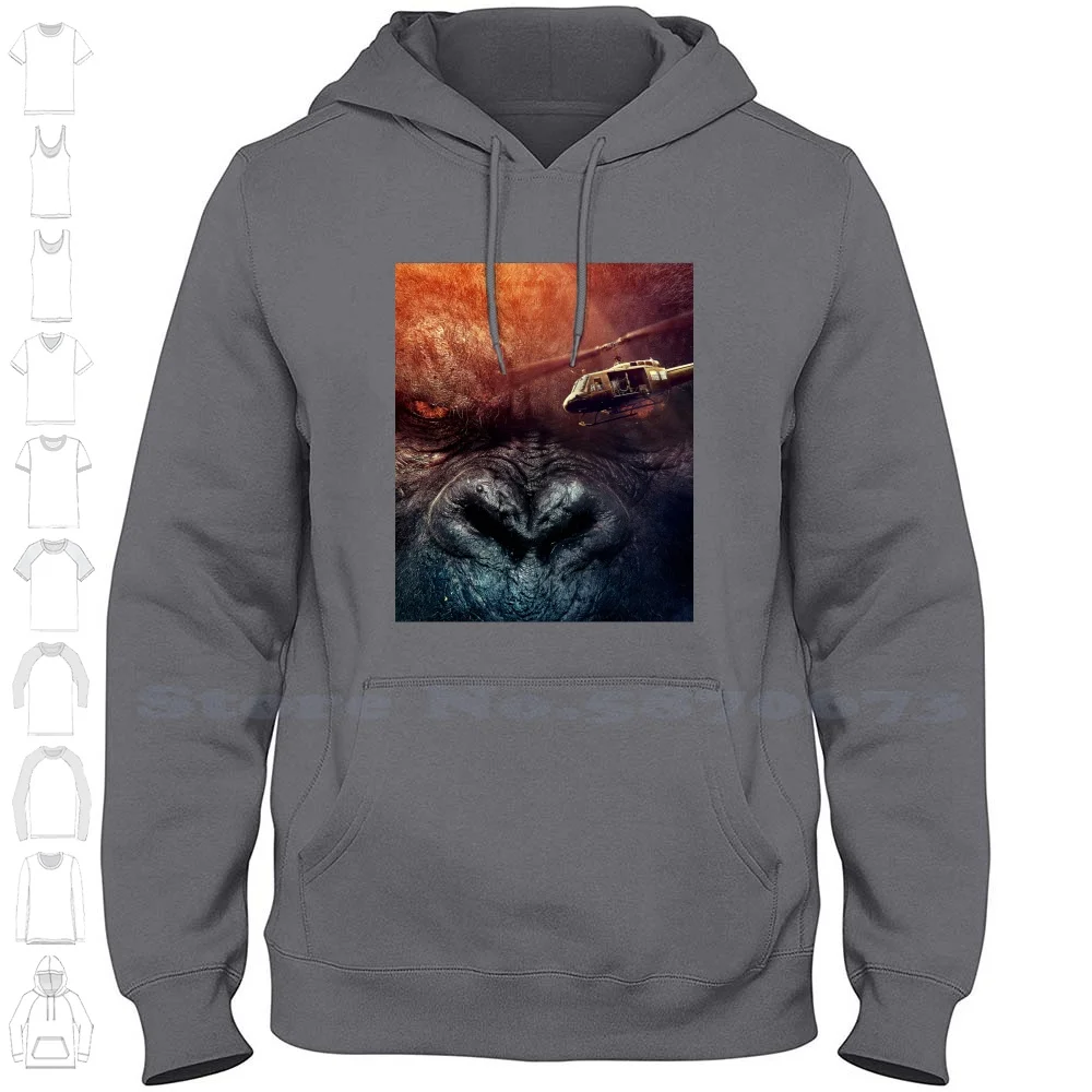 Спортивная толстовка с капюшоном King Kong в уличном стиле свитшот винтажная