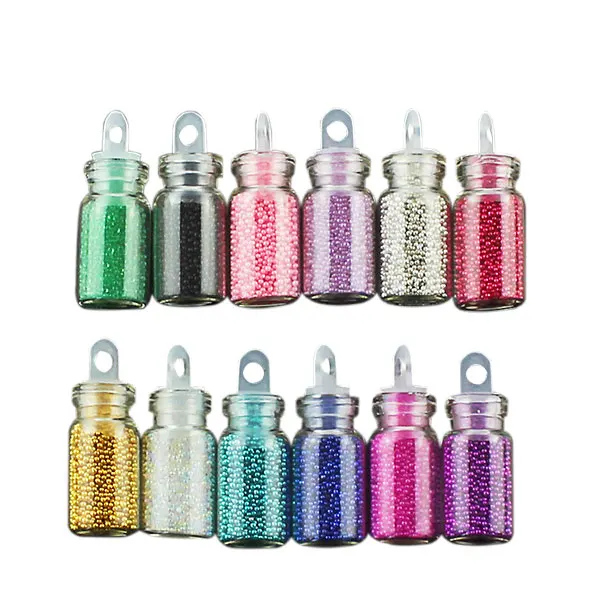 Горячие 12 цветов Мини Блеск икры микро бусины Советы 3D ногтей акриловый УФ гель