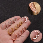 6 мм8 мм10 мм простые маленькие серьги-кольца для девочек в стиле бохо классические минималистичные очаровательные серьги-гвоздики тонкие кольца в подарок