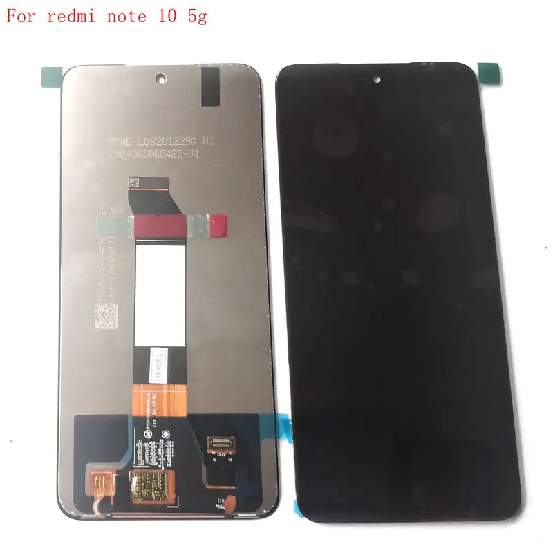 

Для Xiaomi Redmi Note 10 5G ЖК-экран дисплей Сенсорное стекло дигитайзер redminote10 5g запасные части M2103K19G M2103K19C