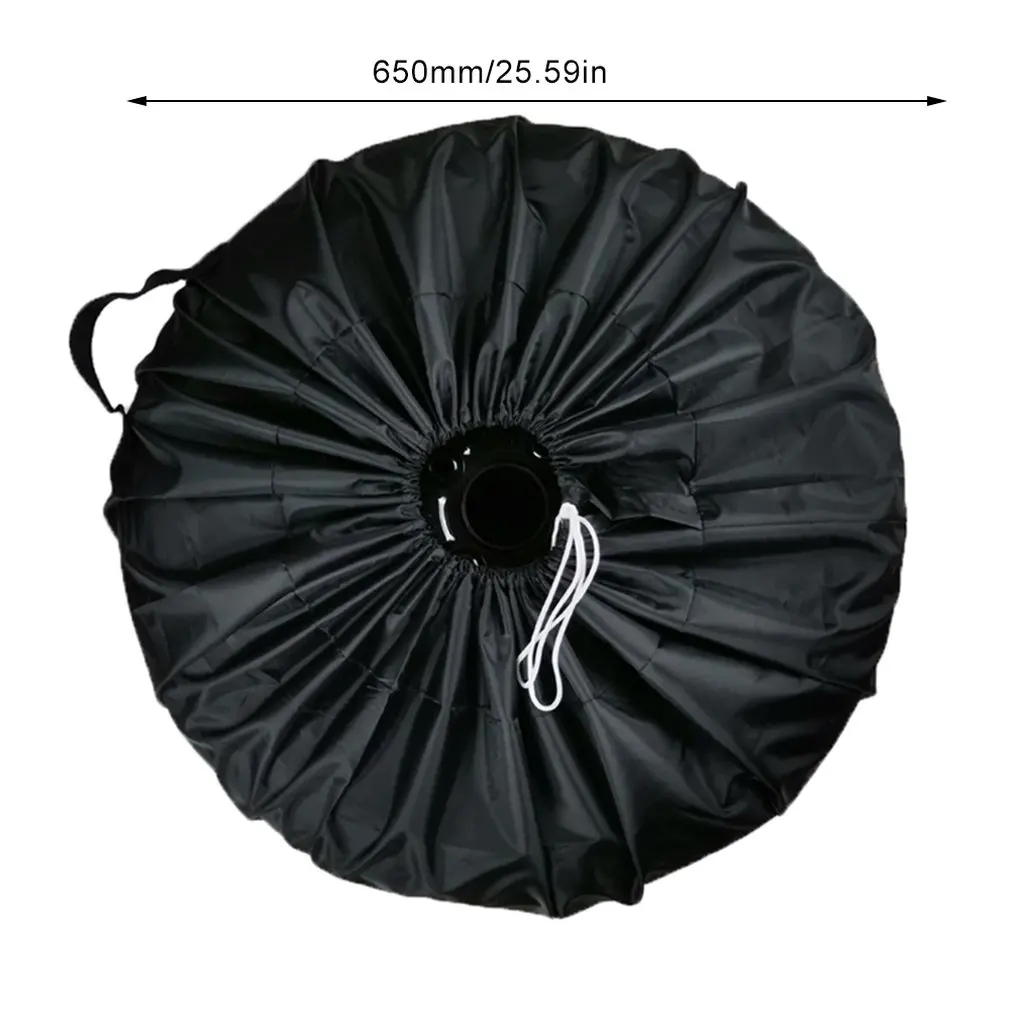

1PC Black Tire Case Tire Protection Cover Waterproof Car Lightweight Tyre Spare Cover Uv-Proof Wheel Protective Storage Bags