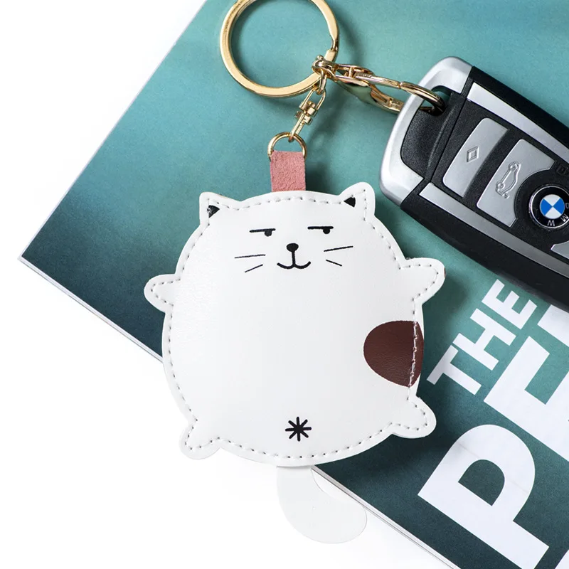 

2020 New Keychains Accessories Cartoon Animal PU Leather Car Key Chains Pendant Lovely Bag Pendant Creative Gift Key Rings