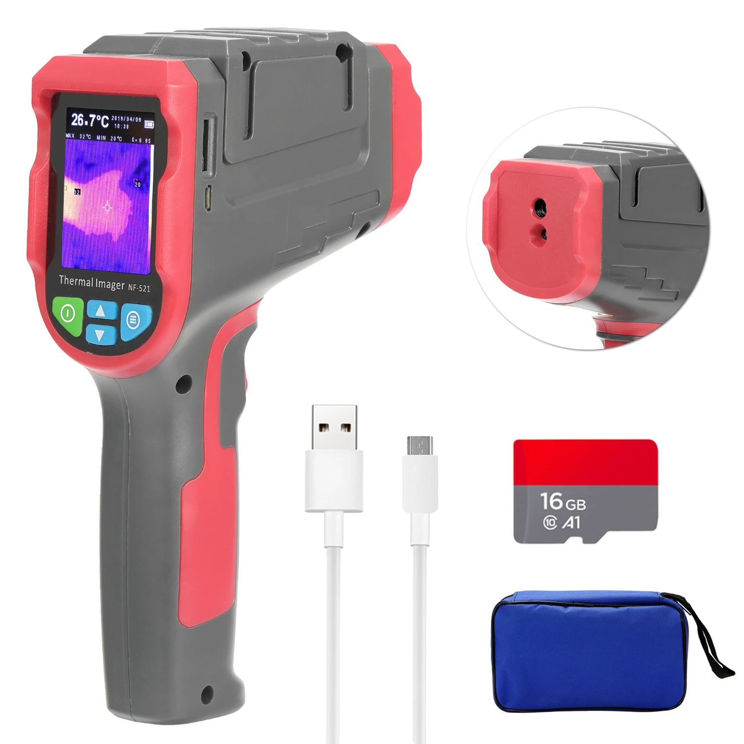 Портативный Инфракрасный Тепловизор ручная камера для изображения цифровой TFT