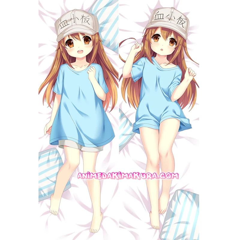 

Hataraku Saibou Cells at Work! Platelet Anime Girl Dakimakura Hugging Body Pillow Cover Case
