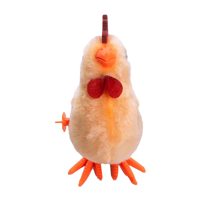 Супер милая заводная забавная игрушка мультяшный Заводной петух детские мягкие